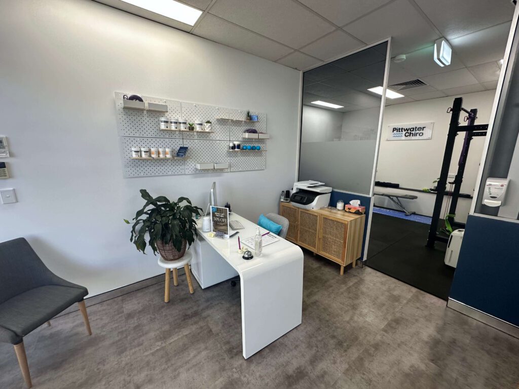 Balgowlah chiropractic clinic front desk