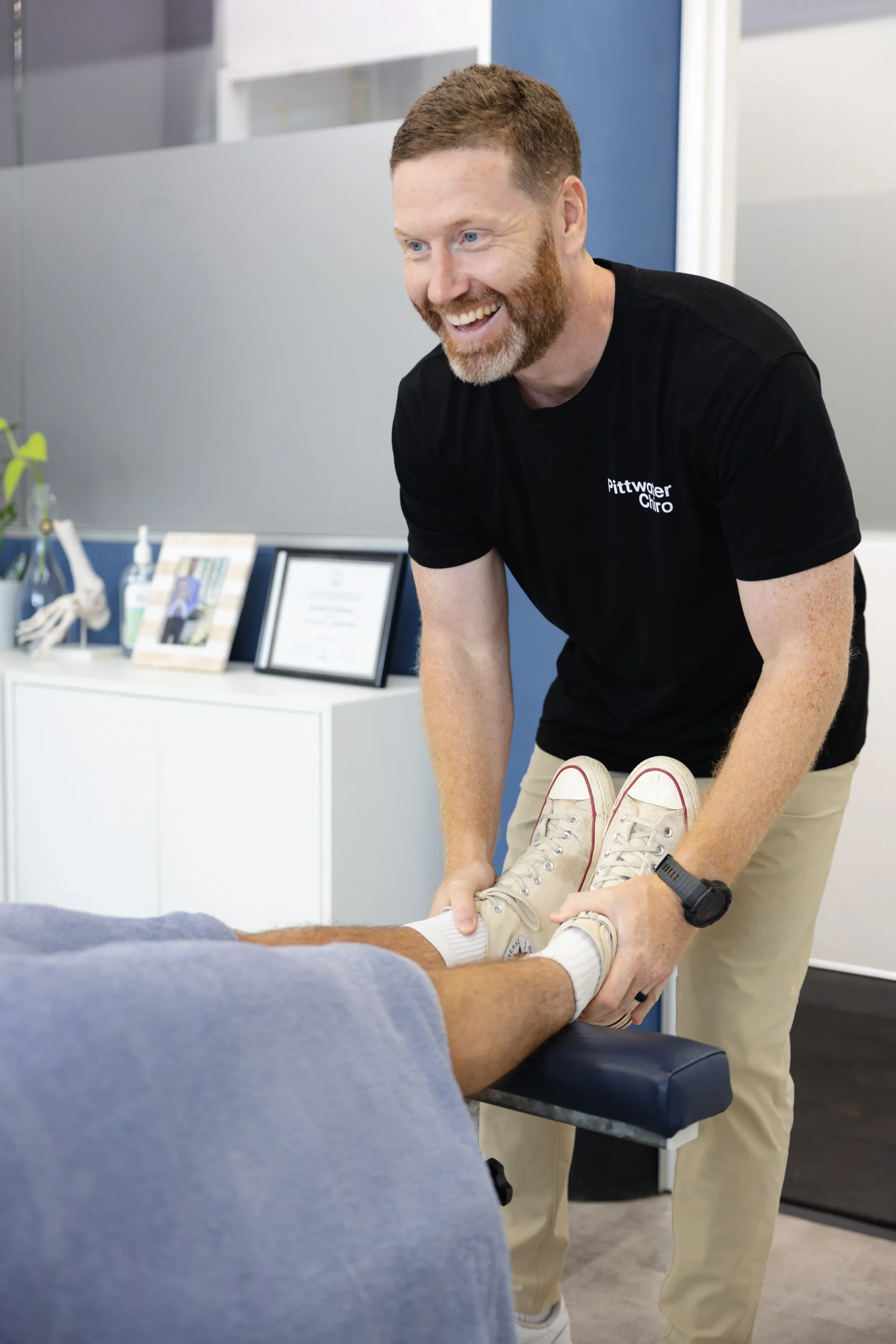 Ankle treatment at chiropractic clinic in Balgowlah Sydney