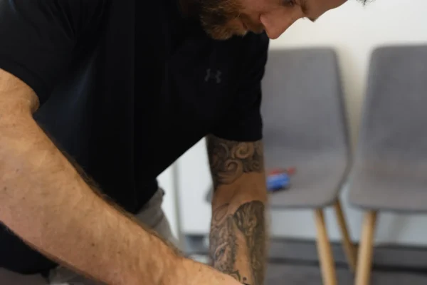 Chiropractor performing dry needling in Mona Vale