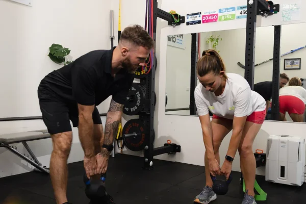 Exercise rehab at gym within chiropractic clinic in Balgowlah Sydney