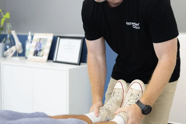 Ankle treatment at chiropractic clinic in Balgowlah Sydney