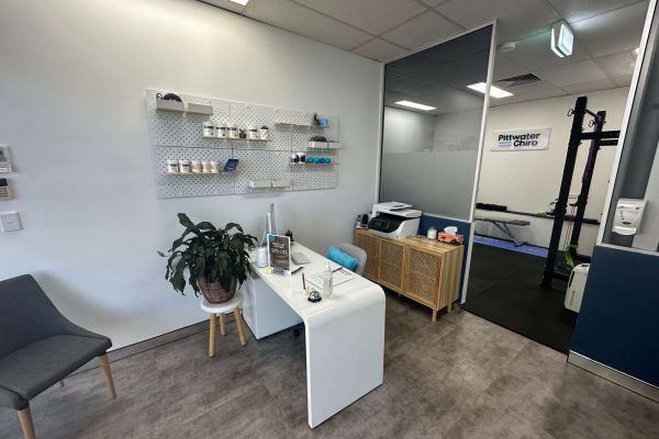 Balgowlah chiropractic clinic front desk